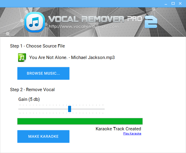 voice eliminator software for karaoke